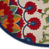 Red and Multicolor Indoor Outdoor Runner Rug